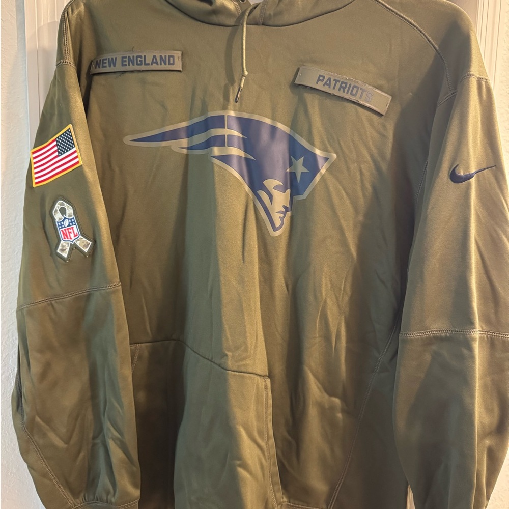 Nike Olive Military Style Patriots Jacket